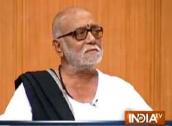 Morari Bapu in Aap Ki Adalat with Rajat Sharma