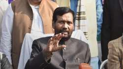 LJP chief and Union Minister Ram Vilas Paswan