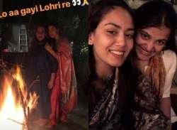 Sara Ali Khan enjoys Lohri with family, Mira Rajput celebrates with daughter Misha 