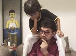 Aamir Khan and son Azad Rao Khan are lost in deep thoughts in this latest pic