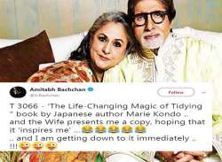 Jaya Bachchan gifts Marie Kondo’s ‘life-changing’ book to husband Amitabh Bachchan