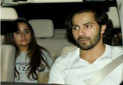 Varun Dhawan enjoys long drive with girlfriend Natasha Dalal, see pics