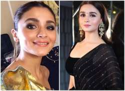 Alia Bhatt stuns in golden gown for Akash Ambani-Shloka Mehta pre-wedding bash; See more looks in PI