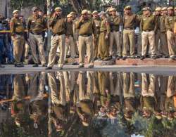 Delhi Police has enhanced security as Kashmiri students said that they were afraid of violence after