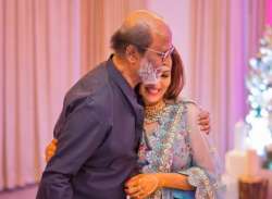 Superstar Rajinikanth rocks the dance floor at daughter Soundarya's sangeet