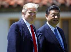 Donald Trump with Xi Jinping