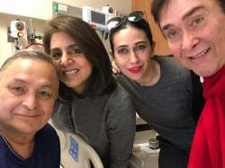 randhir kapoor karisma kapoor visit rishi kapoor