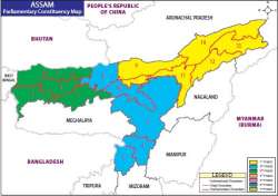 Map of Assam