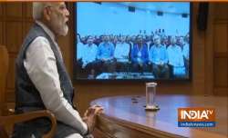 PM Modi interacts with scientists involved with Mission Shakti, via video-conference