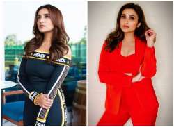 From an all-black dress to red-hued pantsuit, Parineeti Chopra's recent looks are to die for; Pics