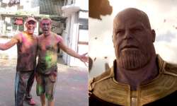 avengers thanos on holi 2019