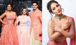 hina khan priyank sharma bombay times fashion week