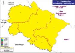 Map of Uttarakhand