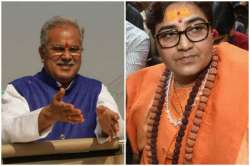 Chhattisgarh Chief Minister Bhupesh Baghel and?Pragya Singh Thakur