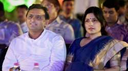 Akhilesh Yadav and Dimple Yadav 