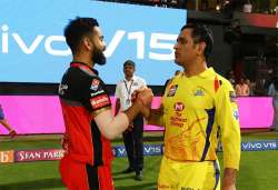 MS Dhoni Virat Kohli RCB vs CSK IPL 2019