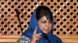 Former Chief Minister and Peoples Democratic Party (PDP) President Mehbooba Mufti