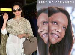 Kangana Ranaut and Deepika Padukone in Delhi