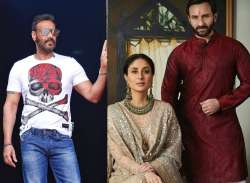 Saif Ali Khan reacts to Ajay Devgn's De De Pyaar De dialogue about Saif and Kareena's age gap