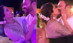 ankita lokhande vicky jain kissing