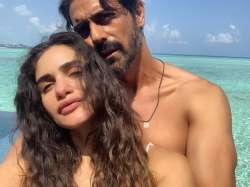 arjun rampal gabriella demetriades baby shower