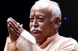 SUV from Mohan Bhagwat's convoy overturns in bid to save cow, one injured