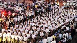 Six persons arrested for pelting stones at RSS camp