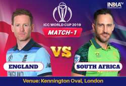 England vs South Africa, World Cup 2019 Match 1: Watch ENG vs SA on Hotstar Cricket, Star Sports 1