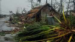 Destruction caused by cyclone Fani in Puri district of Odisha