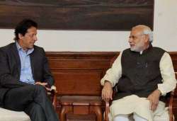 Prime Minister Narendra Modi with his Pakistani counterpart Imran Khan.