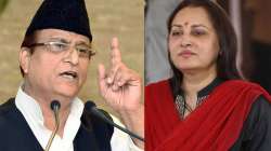 Samajwadi Party leader Azam Khan and his one-time party colleague Jaya Prada, who recently joined the BJP and was contesting against him in Rampur, were engaged in a bitter and unseemly verbal spat.
?