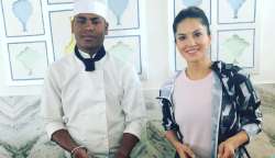 Sunny Leone sets an example for mothers, cooks breakfast for twins in the hotel