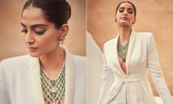 sonam kapoor cannes white pantsuit