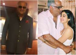 Boney Kapoor loses 12 kg, Janhvi proud of him