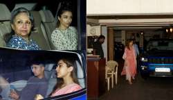 Sara Ali Khan along with brother Ibrahim Khan reaches Saif Ali Kha's residence- See pics inside