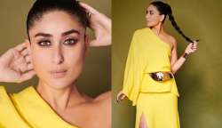 Kareena Kapoor looked bright and beautiful in a yellow thigh-high slit gown- See latest pics