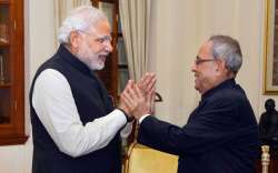 PM Modi to meets Pranab Mukherjee to seek blessings for his second term in the office.