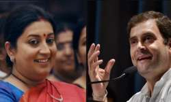 Smriti irani toppled? Rahul Gandhi from Congress bastion