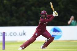 Sunil Ambris maiden ton leads West Indies to 5-wicket win over Ireland