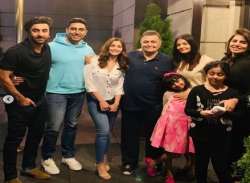 Neetu Kapoor shares ‘happy family’ picture with Rishi Kapoor, Aishwarya Rai, Abhishek, Ranbir Kapoor