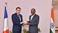 French envoy Alexandre Ziegler meets ISRO chief