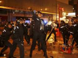 A mass protest was staged in Hong Kong on Sunday.