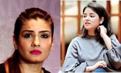 Raveena Tandon and Zaira Wasim