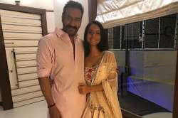 Ajay Devgn with his 16-year-old daughter Nysa Devgn 