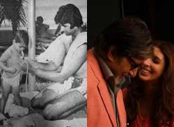 Amitabh Bachchan shares cute ‘Before & After’ picture featuring daughter Shweta