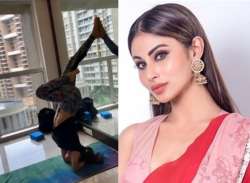 Brahmastra actress Mouni Roy’s yoga asana videos will give you fitness goals