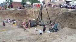 Rescue operation to recover child trapped in borewell