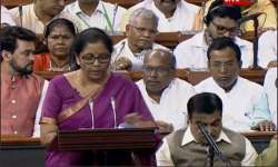 Finance Minister Nirmala Sitharaman