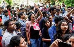 ABVP protests against Delhi University Vice-Chancellor over 'inclusion of objectionable material' in syllabus