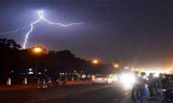 Lightning strike in UP